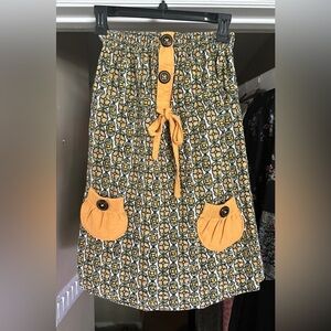 Y2K Scrapbook Mini Strapless 60s Vibe Dress